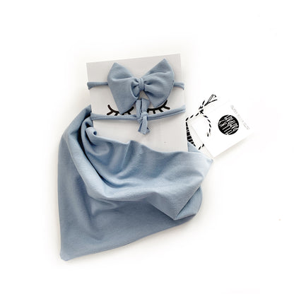 Set Jersey Simple Bib + Bow Hairband