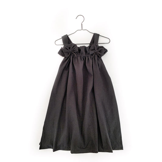 Paperbag Dress All Black