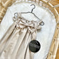 Paperbag Dress Cord Sand
