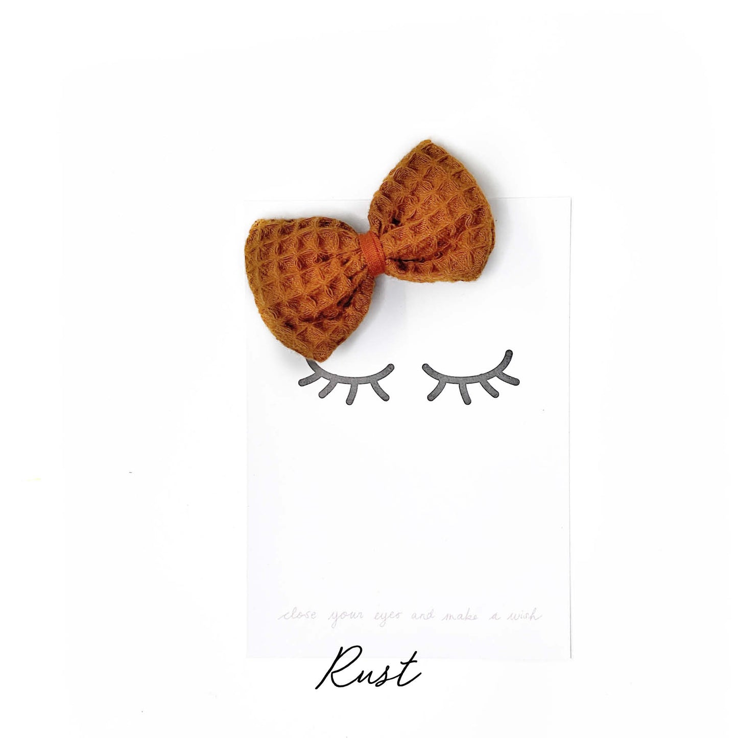 Waffle Piqué Hair Clip